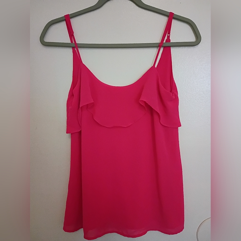 Naked Zebra Vibrant‎ Pink Camisole Top Sz S